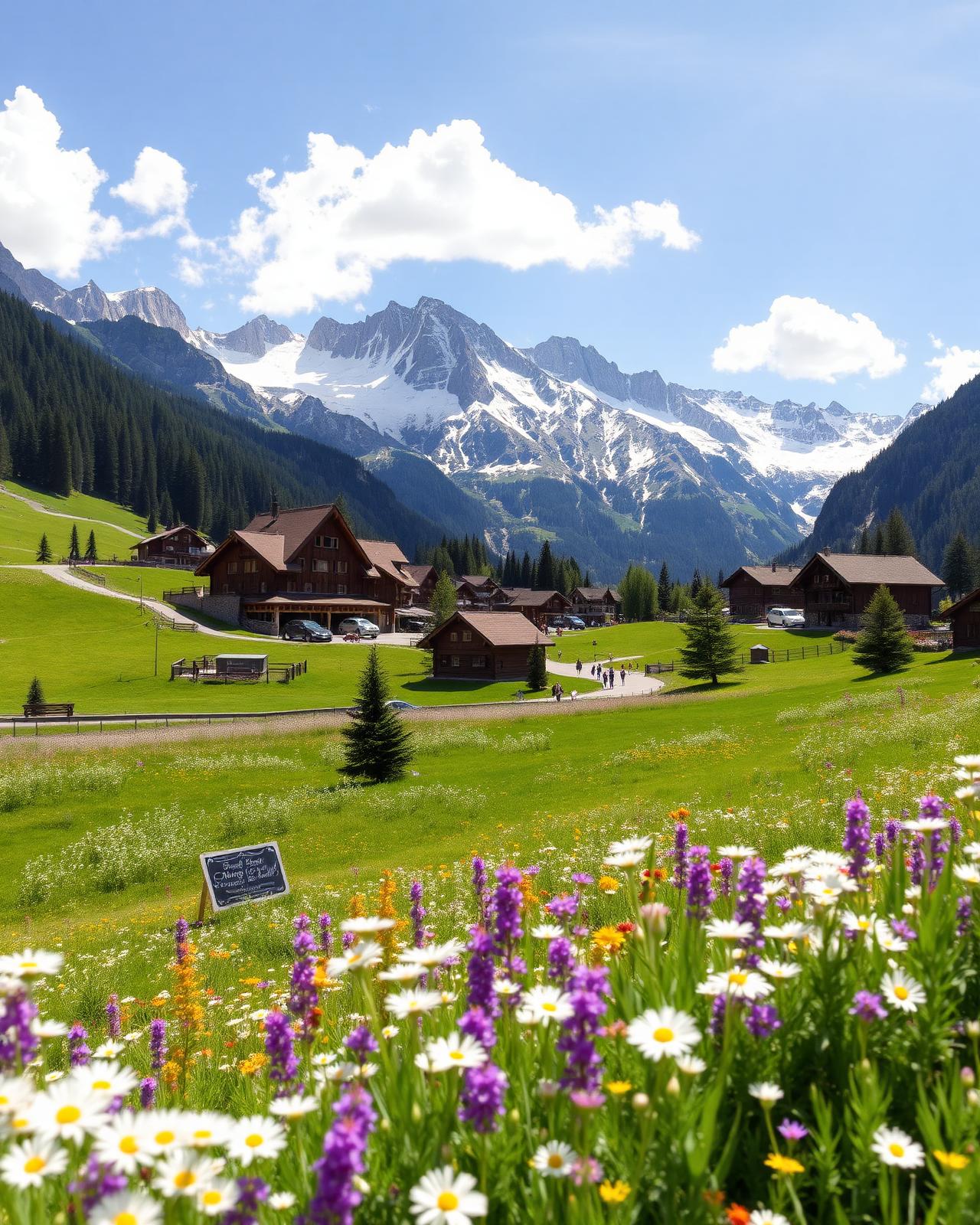 St. Anton om sommeren